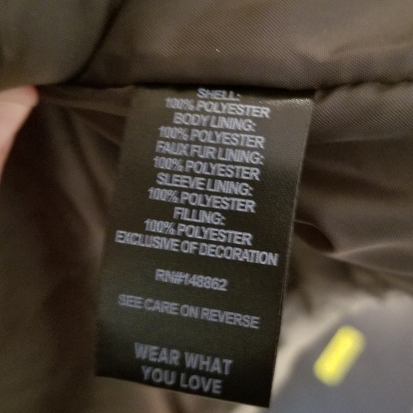 Sz 2 Torrid Sage Green Winter Coat w/Faux Fur Lined Hood - Picture 11 of 16